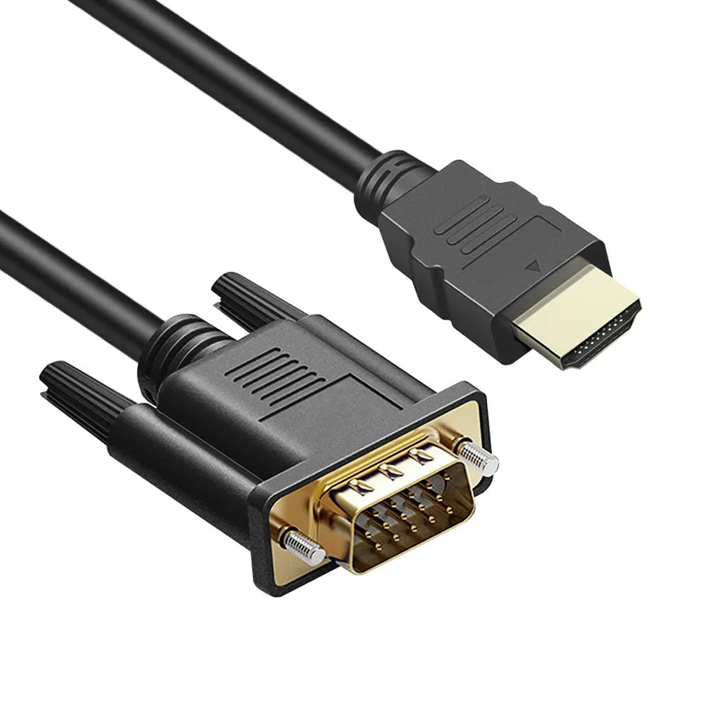 1.8m HDMI til VGA Kabel - Adapter