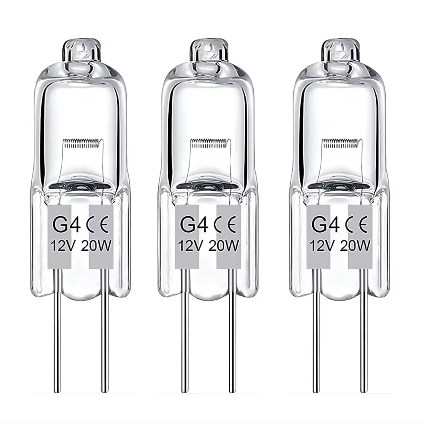 20-pak G4 halogenlamper 20W 12V - Varm hvid