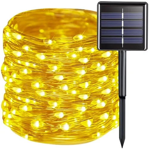 Solcelle Girlander - LED Lysslynge 15 m