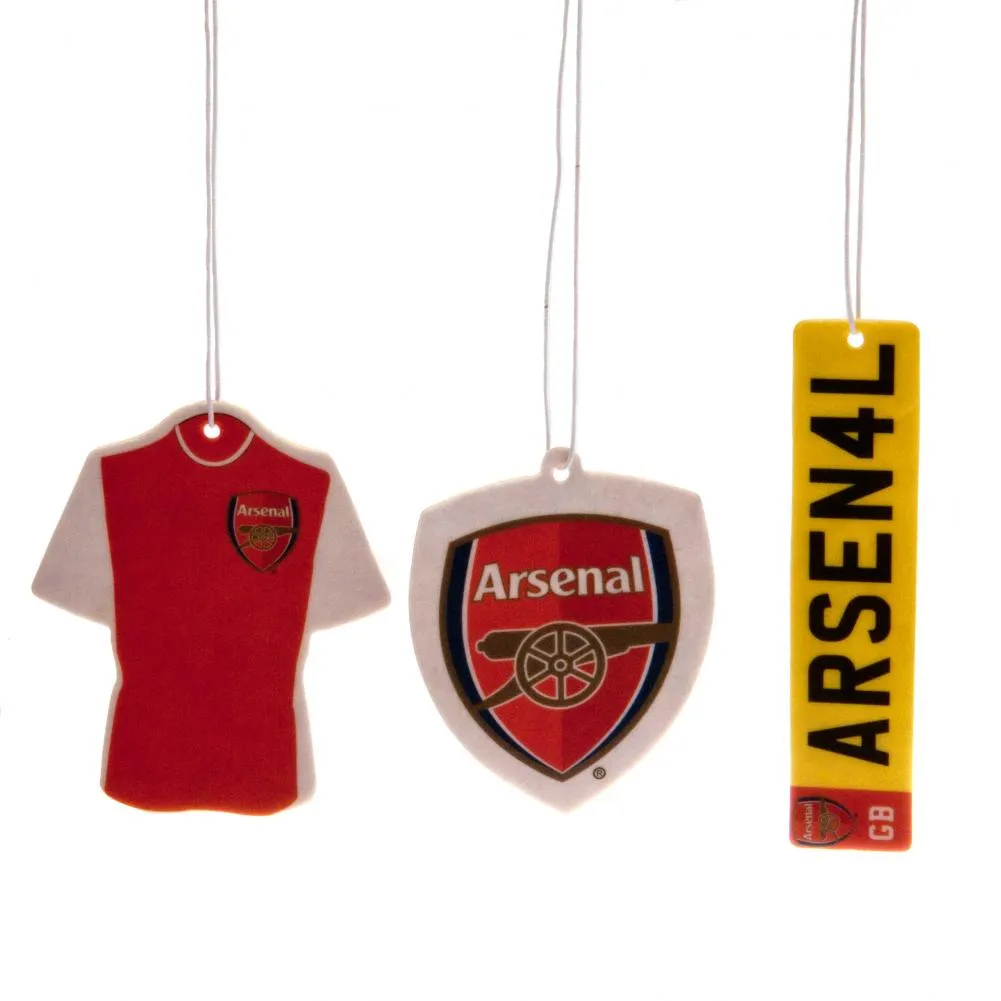 Arsenal FC Hanging Air Freshener (Pack of 3)