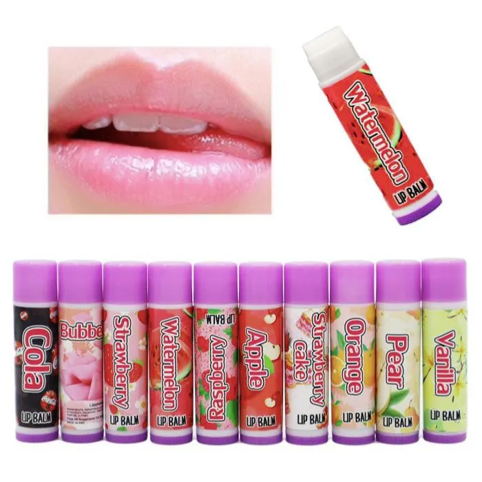 10 leppepomade, Lypsyl, Leppepomade, mykgjørende, blandede dufter