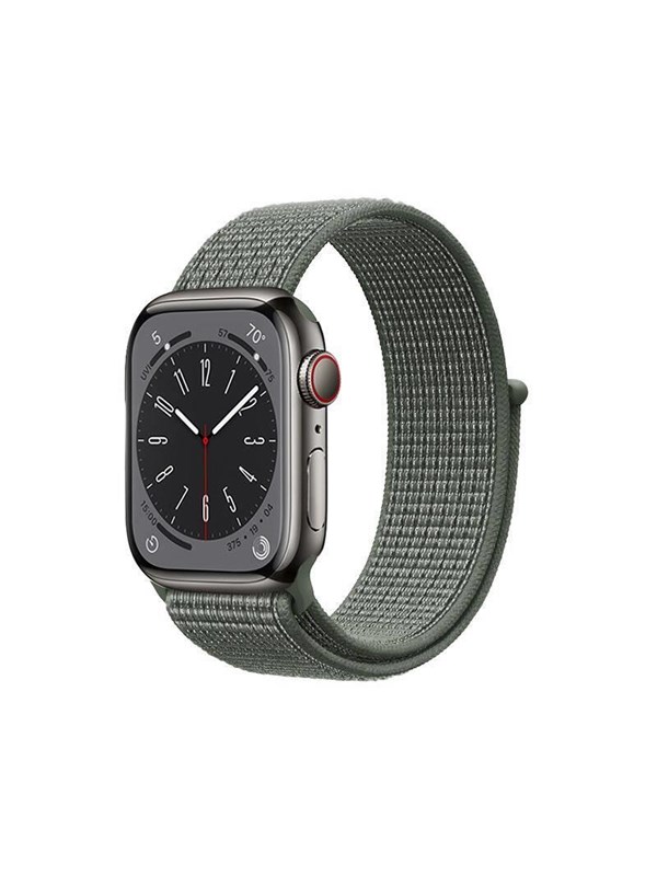 CRONG Nylon - Sport Band for Apple Watch 44/45/46/49 mm (Military Green)