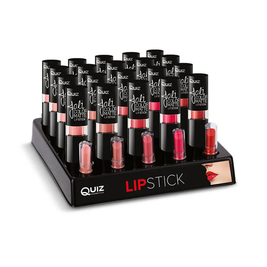 Joli Matte Lipstick - leppestift - 6 farger - Quiz Cosmetic