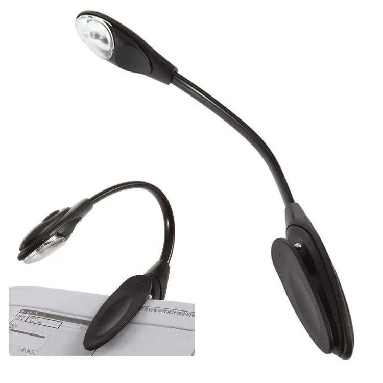 Les enkelt med vår boklampe - Leselampe med LED og klemme