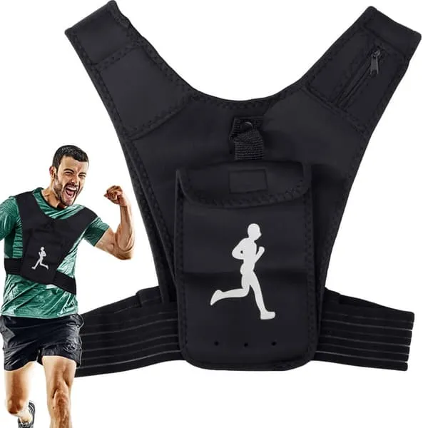 Løpevest med Mobillomme - Vest for trening