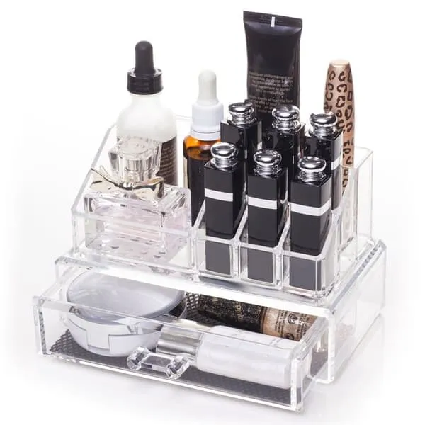 UNIQ Makeup Akryl Organizer med 1 skuff + topp, SF-1061