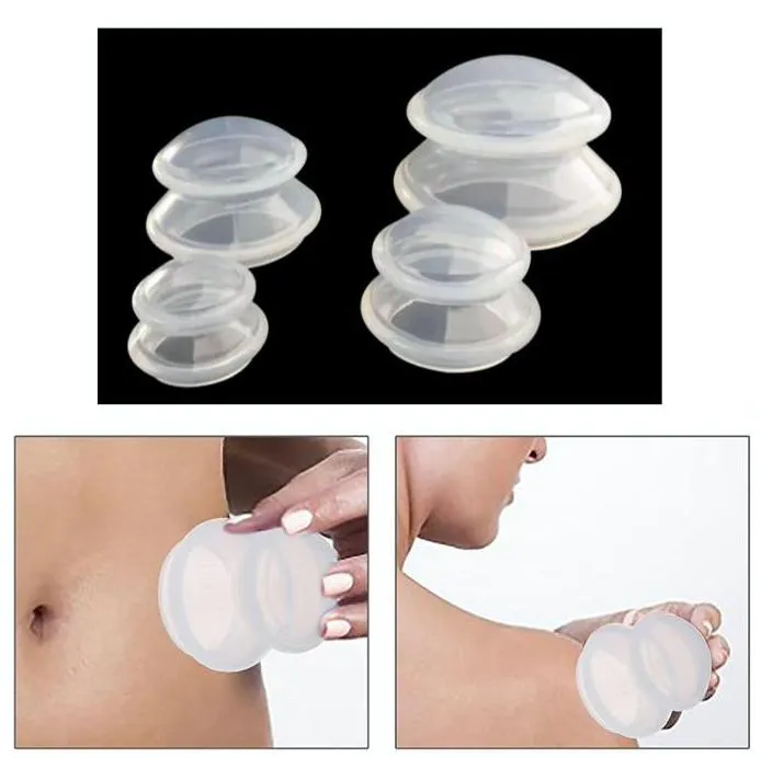 Cupping for helkroppsmassasje - 4-pakning - XS-L