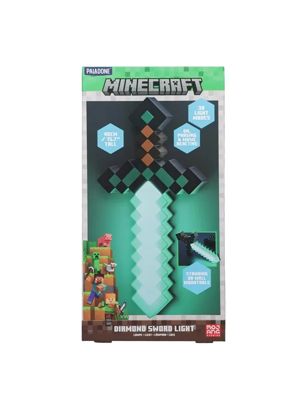 Paladone - Minecraft Diamond Sword Light - Lampe