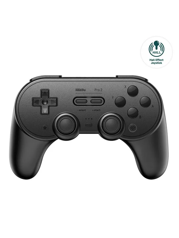 8BitDo PRO 2 (Hall Effect) - Black - Wireless Controller - Android