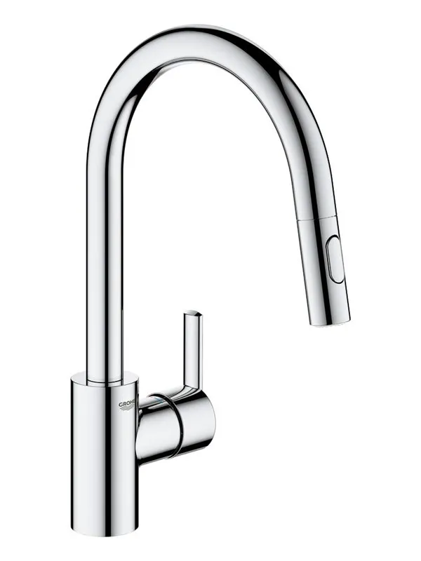 Grohe Feel køkkenarmatur C-tud bruser dual krom