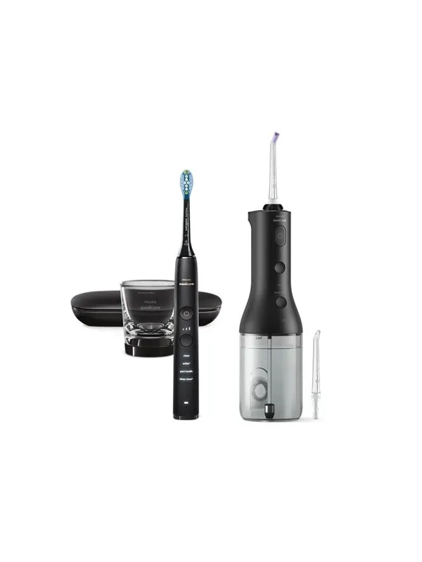 Philips Elektrisk tannbørste Sonicare DiamondClean 9000 HX3886/43 - Oral irrigator - Svart