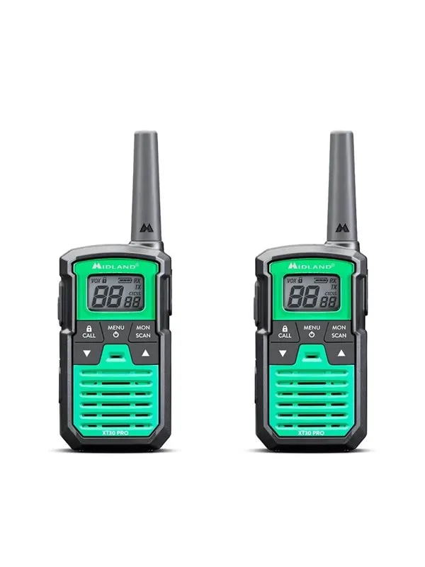 MIDLAND Walkie Talkie XT30 Pro Svart/Grønn