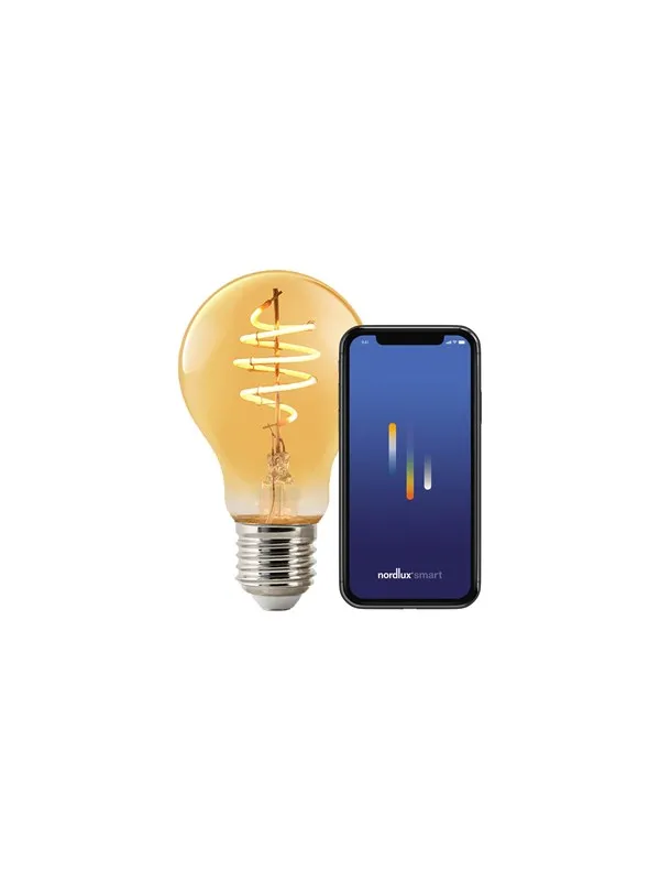 Nordlux Smart E27 Deco A60 Lyspære Ravfarvet