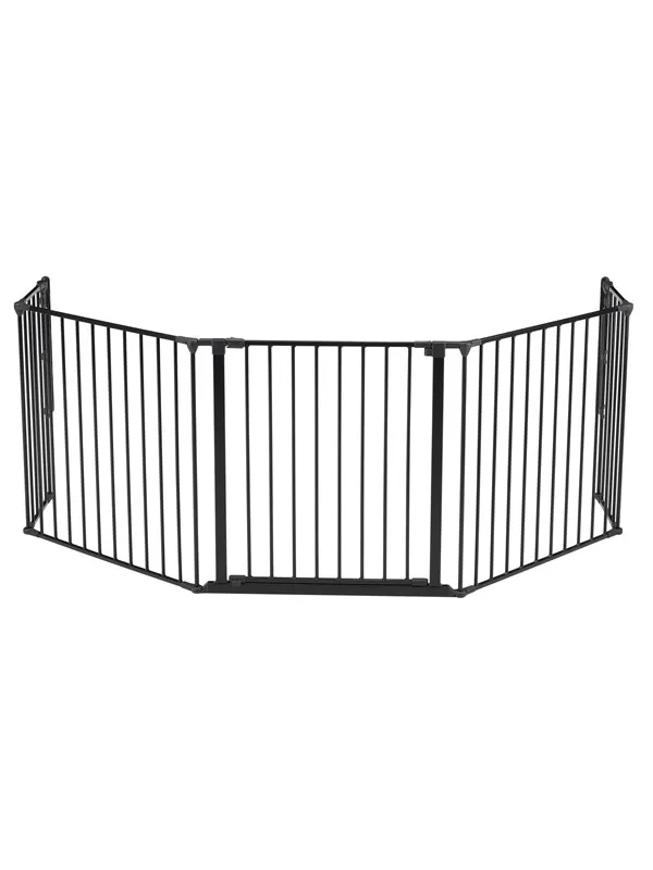BabyDan Flex XL sikkerhetsgrind, svart, 223-278 cm