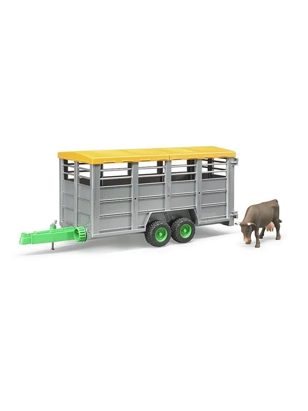 Bruder Livestock trailer with 1 cow