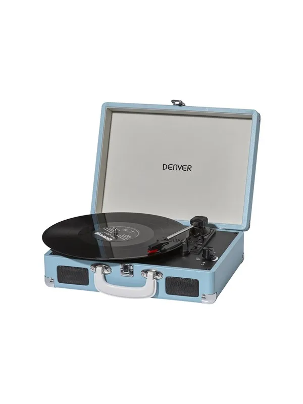DENVER VPL-120 - turntable - Platespiller Blå