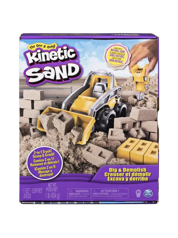 Kinetic Sand Grav og Riv-sett