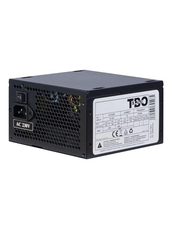 Inter-Tech Argus SL-500 TBO Strømforsyning (PSU) - 500 Watt - 120 mm - ATX 2.03 - 80 Plus