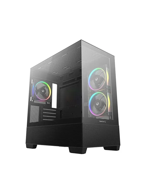 DeepCool CG380 3F - Kabinett - Minitower - Svart