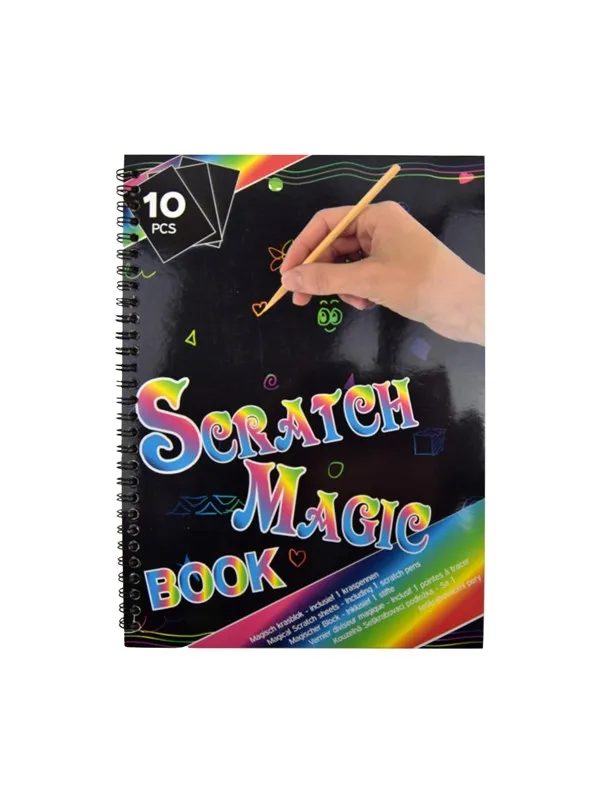 Pocket Money MAGIC COLOR SCRATCH BOK A4 10 ARK M/PENN