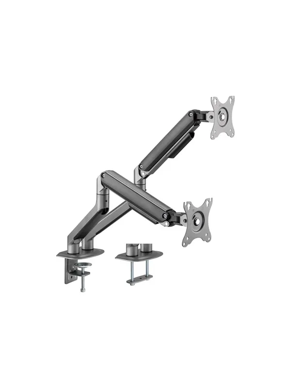 Gembird Monitorarm - Justerbar arm, 2 skjermer, 17-32"