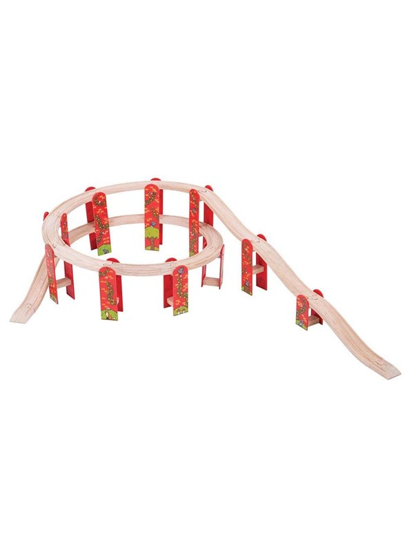 Bigjigs Wooden Rails - Viaduct Expansion Set 27 pcs