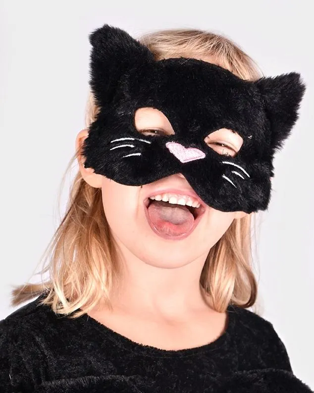 Kattmaske for Barn - Øyenmaske Katt