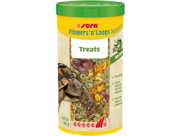 sera Flowersn Loops, Turtle, Universal, 1000 ml, 140 g