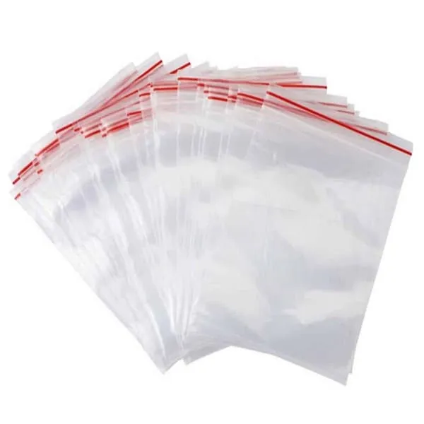 300-pack 4x6cm glidelåsposer med glidelås i glidelåset
