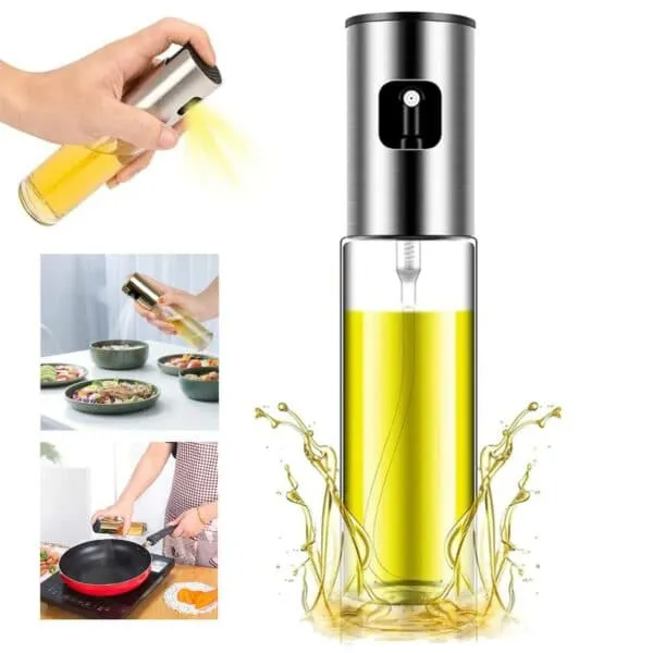 Oljesprayflaske for sunn matlaging 100 ml