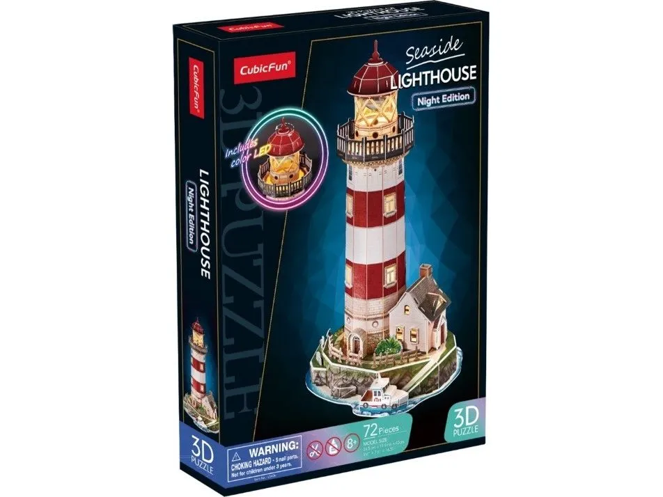 Cubic Fun 3D-puslespill 72 brikker Nattversjon