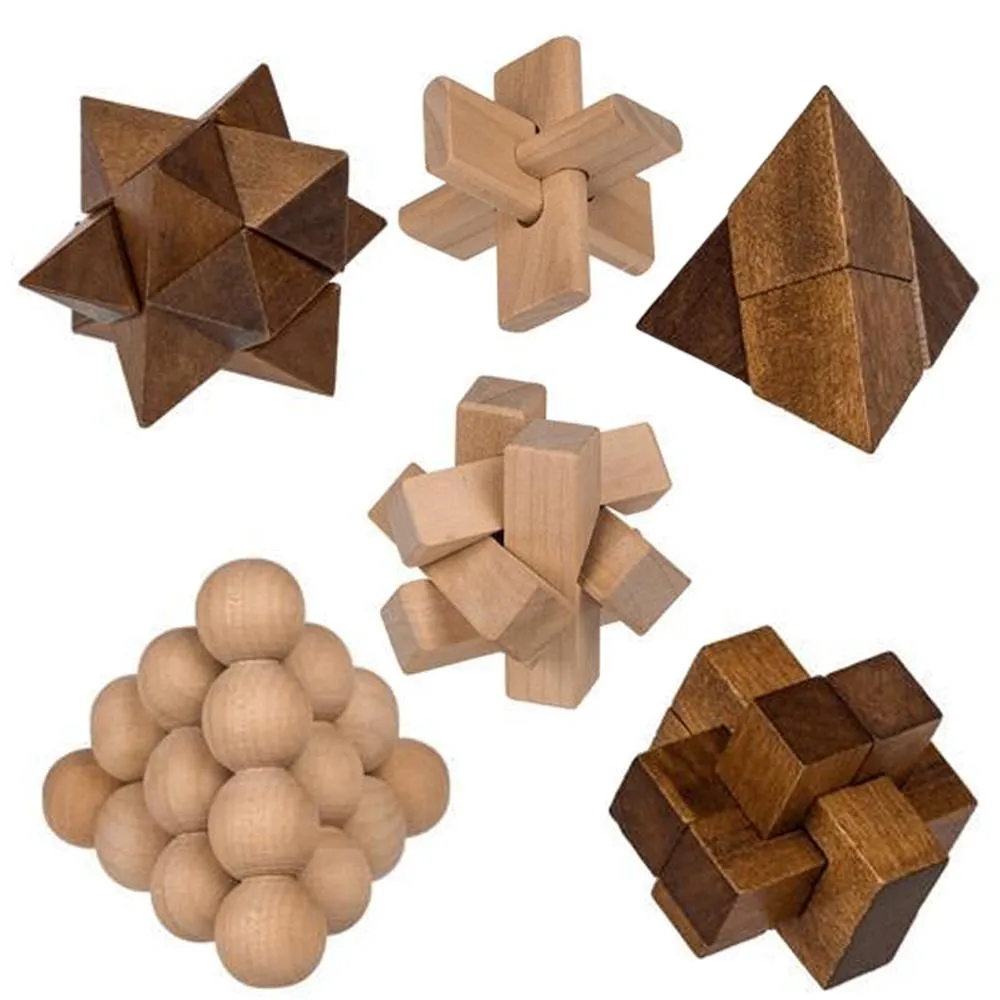 Trepuslespill - Puslespill - Hjernetrim / Hjerneøvelse - 1-Pack