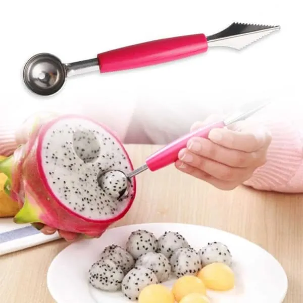 Spoon for Balls of Melon, Fruit and Ice Cream - Melon Scoop - Glassbøtte