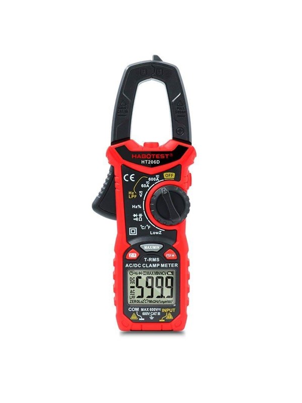 Habotest Digital Clamp Meter  HT206D True RMS  NCV LPF
