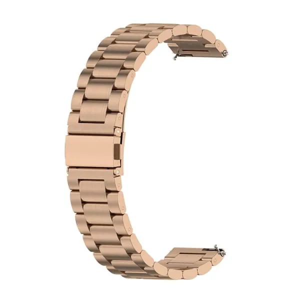 20 mm Huawei Watch GT 3 (42 mm) / GT 2 42 mm klokkerem i rustfritt stål - Rose Gull