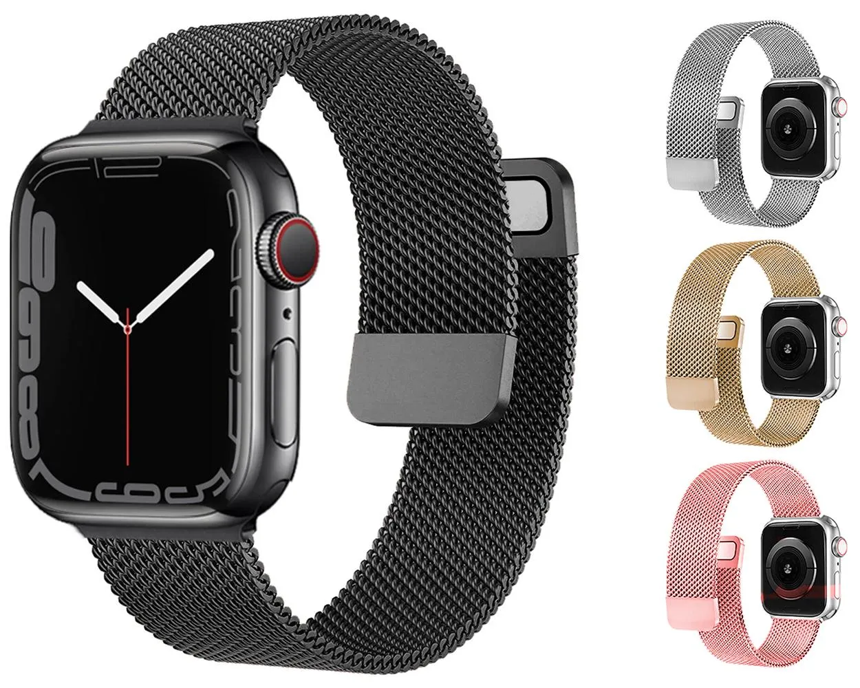 Armbånd for Apple Watch – Loop - 42/44/45mm - Svart