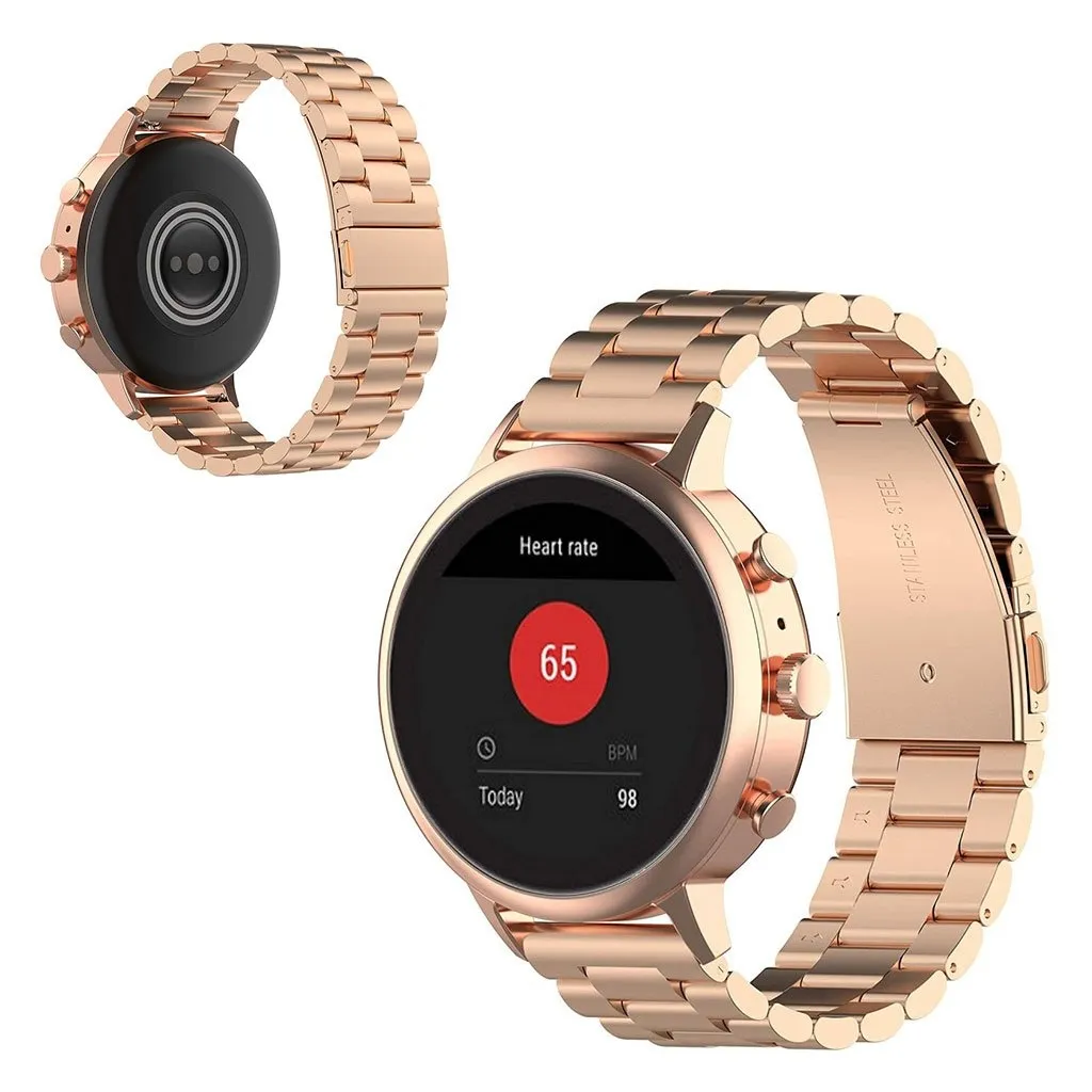 Garmin Vivoactive 4s holdbart rustfritt stål ur band - Rose Gold