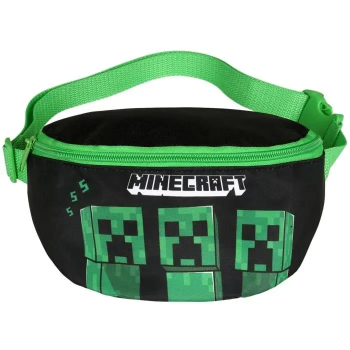 Minecraft Midjeveske - Fanny Pack med Creeper-design