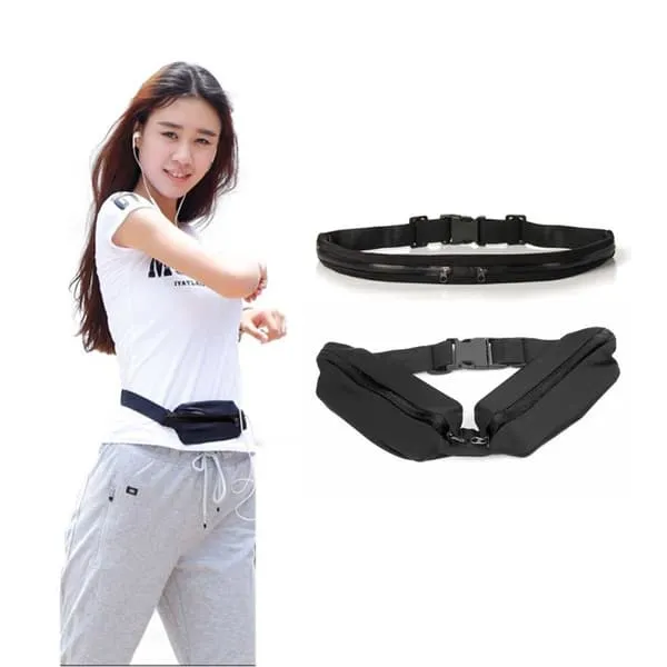 Utvidbar midjepose Runner Belt Bag Sport Mobiltelefon
