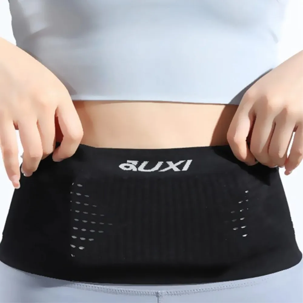 Elastisk Løpebelte Midjeveske Fanny Pack - Svart/L