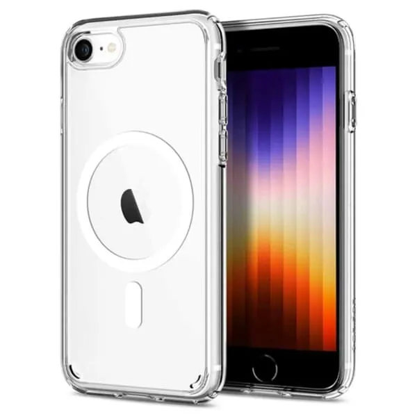 iPhone 7/8/SE Magnetisk Mobildeksel Magsafe Kompatibelt Gjennomsiktig