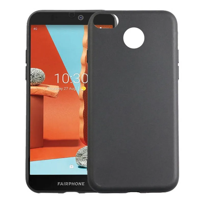 Silikondeksel til Fairphone 3 Plus - Svart