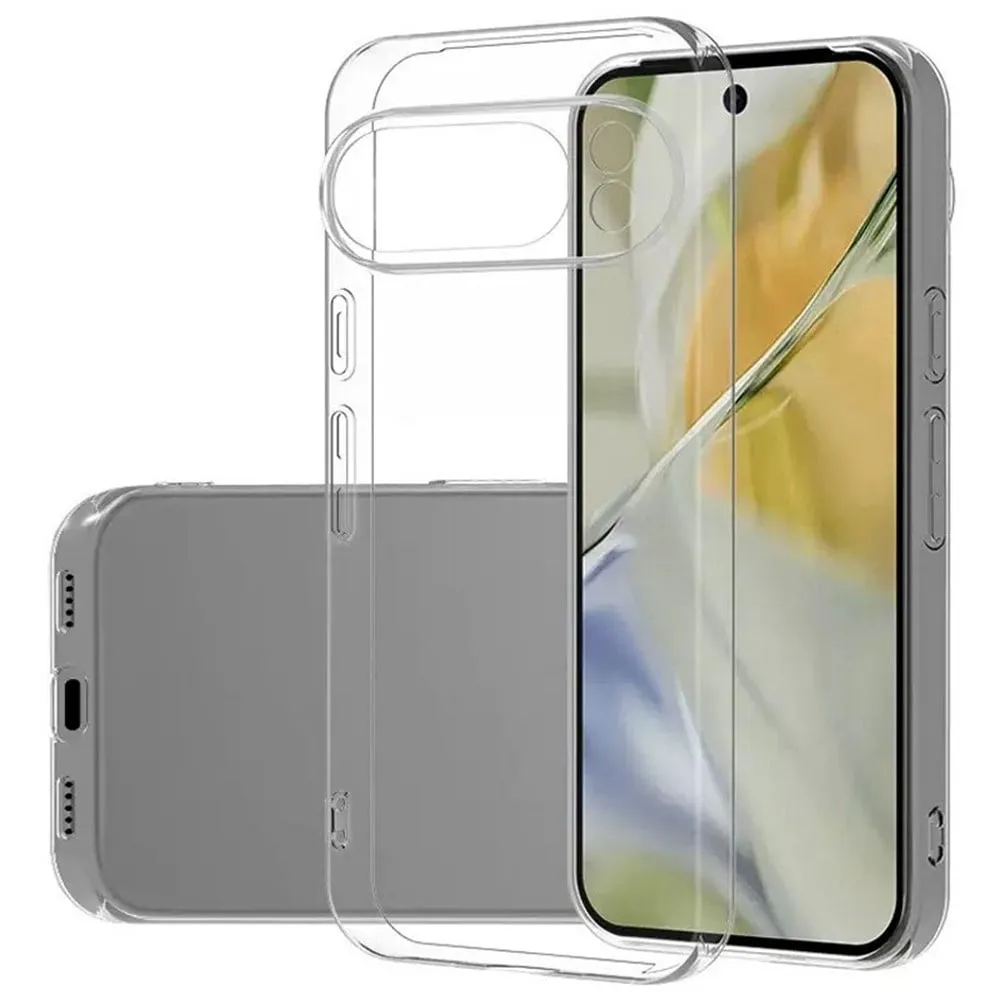 Google Pixel 10 Pro bakdeksel Ultratynt, fleksibelt, gjennomsiktig telefonveske