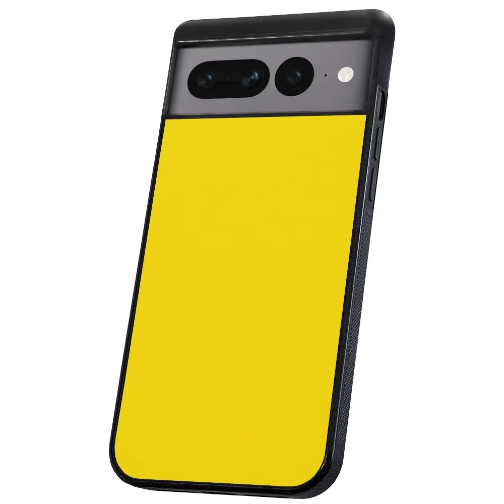 Google Pixel 7A - Deksel/Mobildeksel Gul