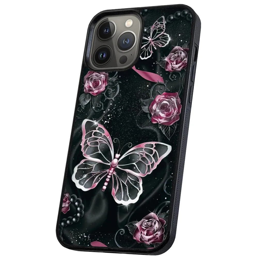 iPhone 14 Pro - Deksel/Mobildeksel Sommerfugler