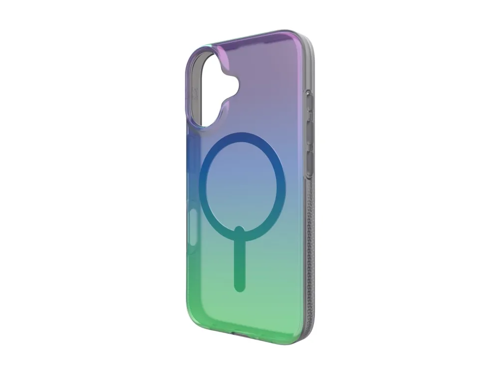 ZAGG Milan Snap - Bagsidecover til mobiltelefon - MagSafe-kompatibilitet - grafen - ravn fjeder - for Apple iPhone 16
