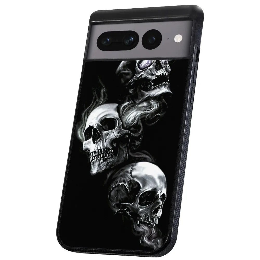 Google Pixel 8A - Deksel/Mobildeksel Skulls