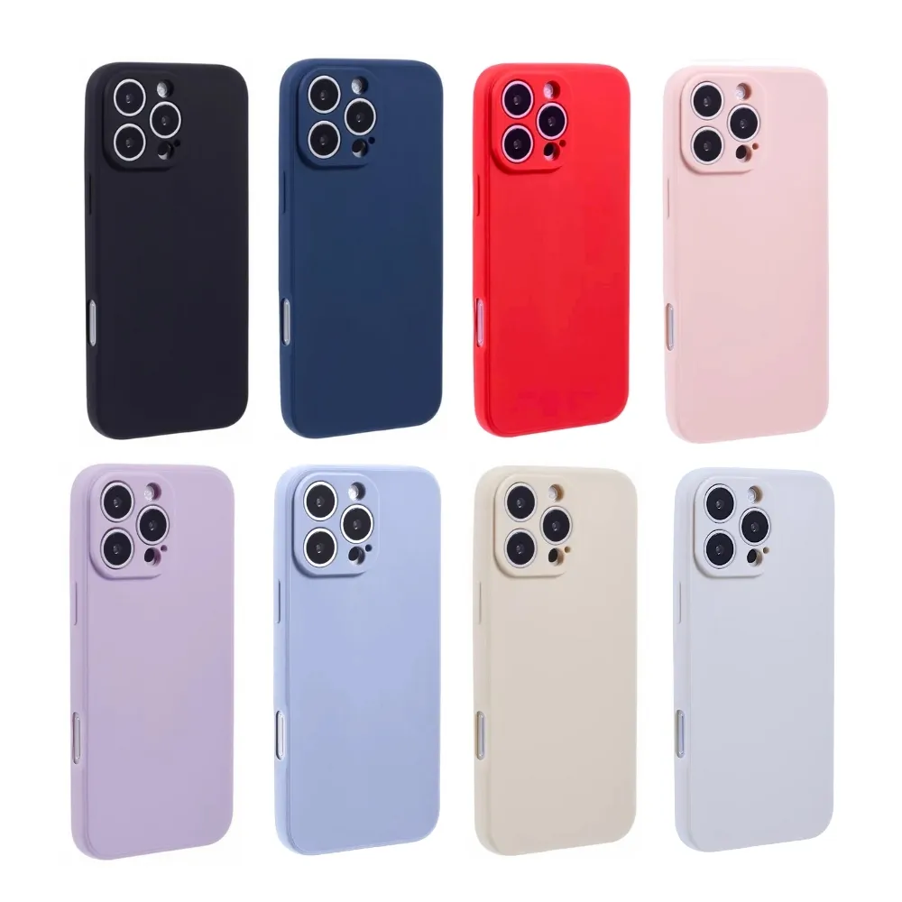 iPhone 16 Pro - Matt TPU-deksel - Skal med linsebeskyttelse