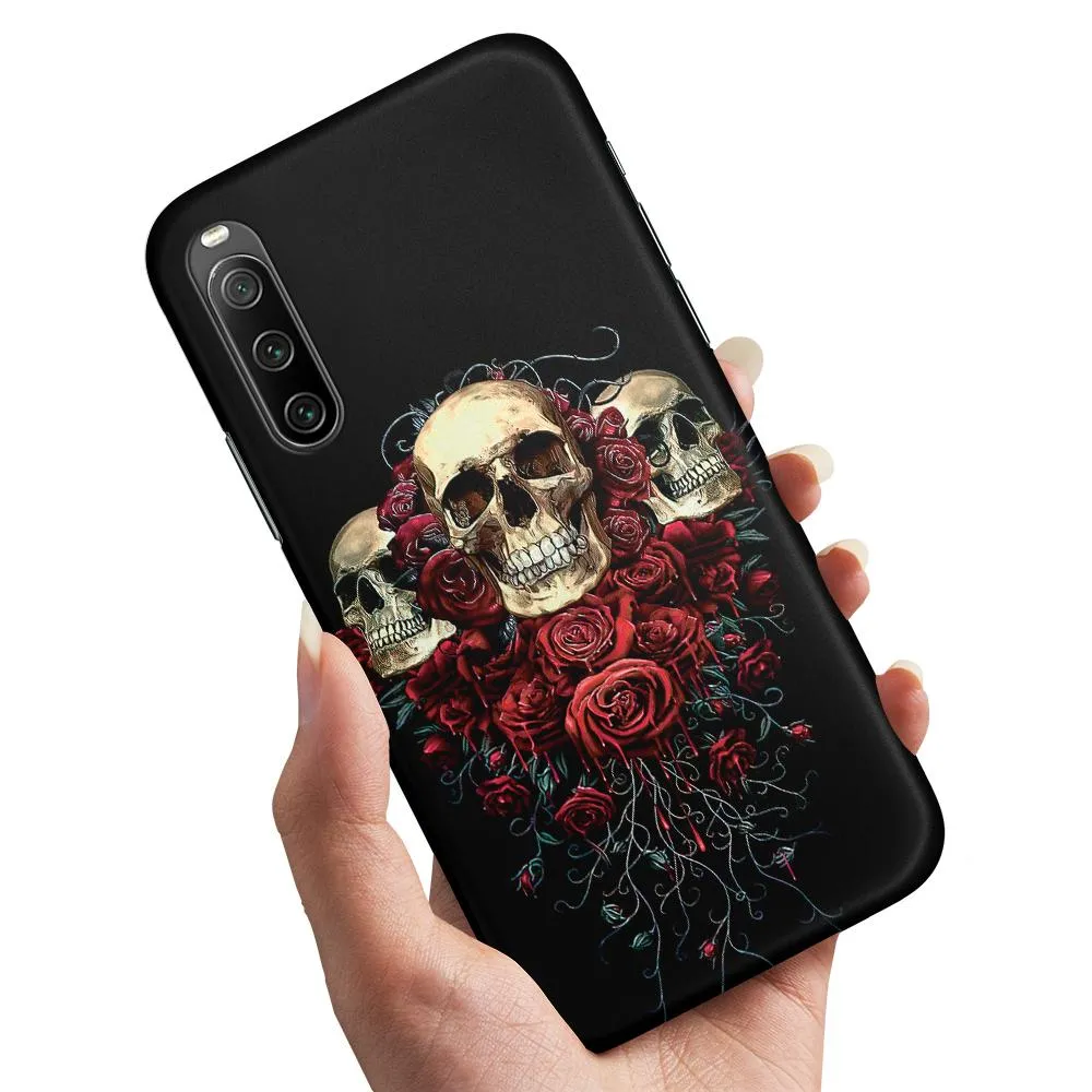 Deksel / Mobildeksel til Sony Xperia 10 IV - Skulls