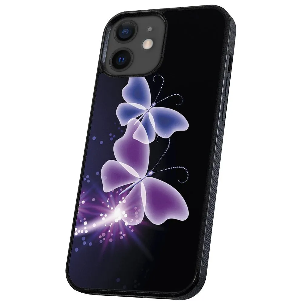 iPhone 11 - Deksel/Mobildeksel Lilla Sommerfugler